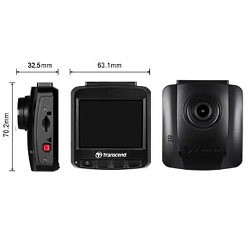 Transcend 64GB, 2K Dash Cam, 140 Wide-Angle, 2.4 Display, Built-in G-Sensor, Night Vision, Driver Fatigue Alert, for Cars - TS-DP110M-64G - Image 6