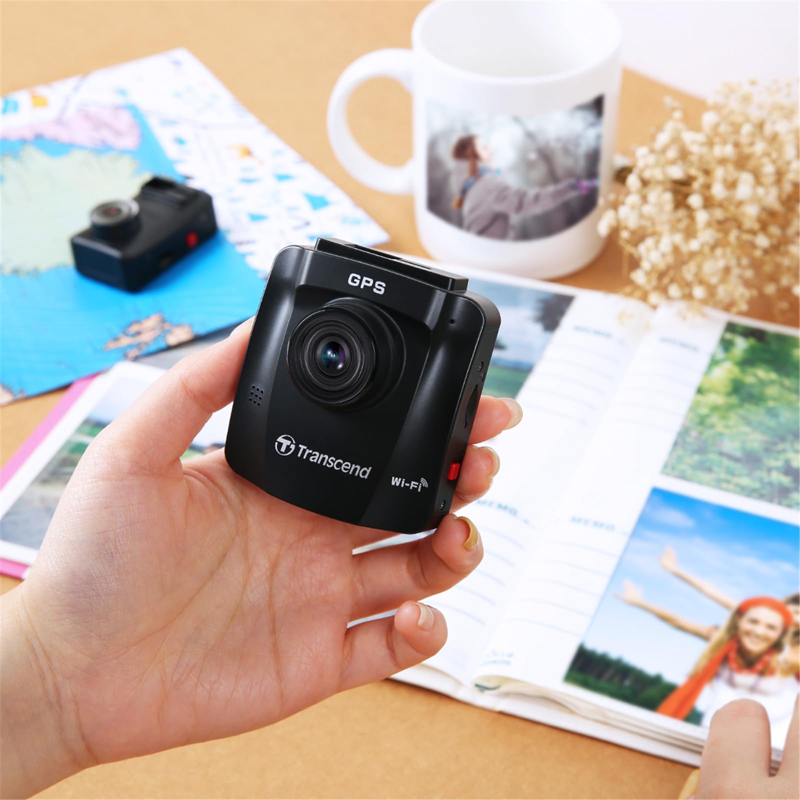 Transcend 64GB, Dual Camera Dash Cam Front and Rear Inside, 140 Wide-Angle, 2.4 Display, Built-in WiFi GPS,G-Sensor, Night Vision, Loop Recording, Parking Mode, ADAS, for Cars Taxi - TS-DP620A-64G - Image 5