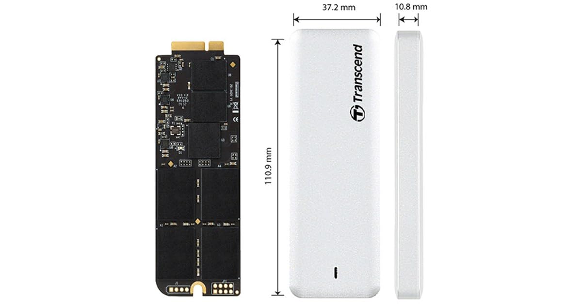 Transcend 480GB JetDrive 720 SATAIII 6Gb/s Solid State Drive Upgrade Kit for MacBook Pro 13" with Retina Display, Late 2012 - Early 2013 (TS480GJDM720) - Image 4