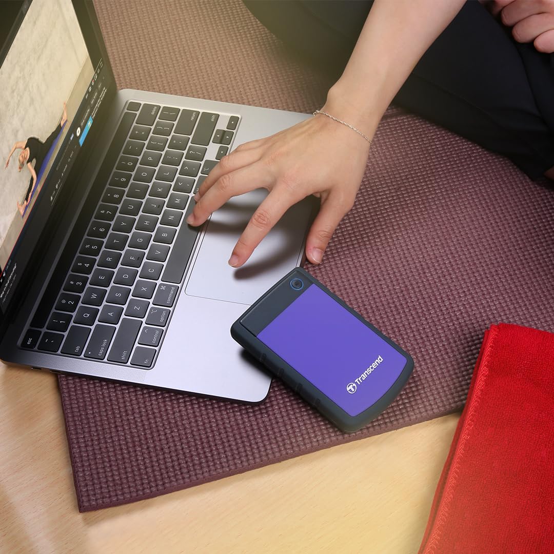 Transcend Storejet 1T Portable USB 3.0 Hard Disk (TS1TSJ25H3P) - Image 4